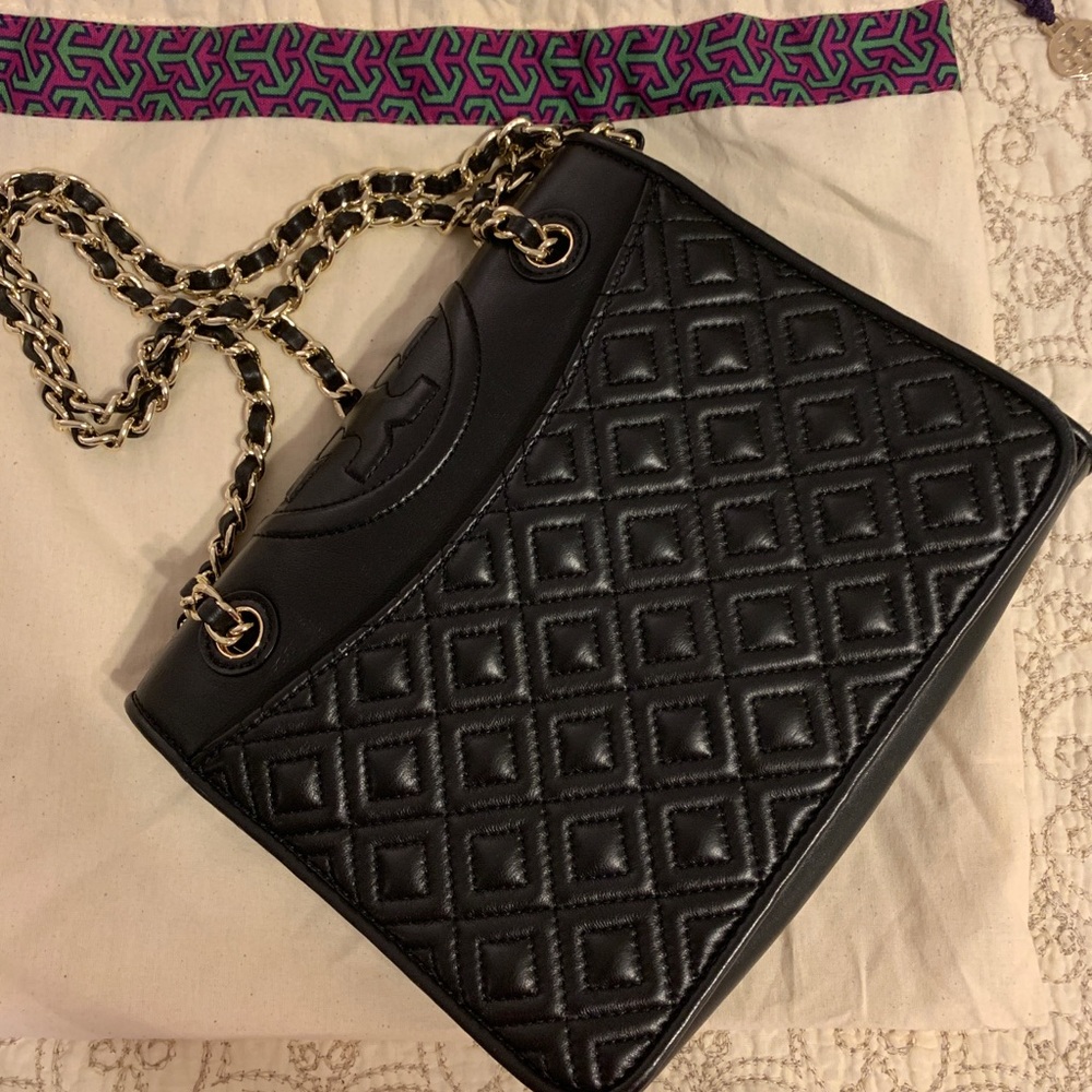 Tory Burch quilted Black cross body
